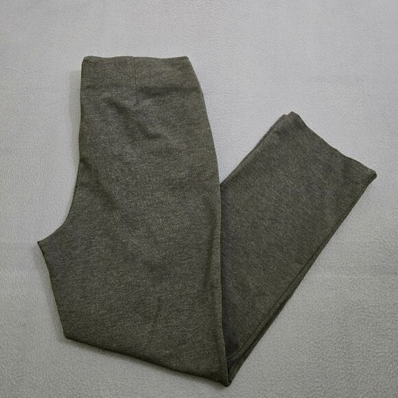 Chicos Fabulously Slimming Women 1 Short US M/8 Gray Straight Leg Stretch Pants - Picture 2 of 11